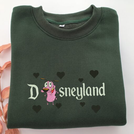 Courage v2 Disneyland Embroidery, Disneyland Embroidered Sweatshirt, Movie Disney Inspired, Best Gifts Idea For Him Her - Image 3