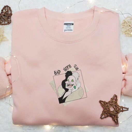 Cruella De Vil Disney Villains Embroidered Shirt Best Gift Idea For Family