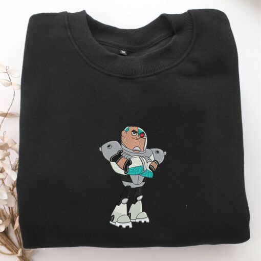 Cyborg Embroidery, Disneyland Embroidered Sweatshirt, Movie Disney Inspired, Best Gifts Idea For Him Her - Image 5