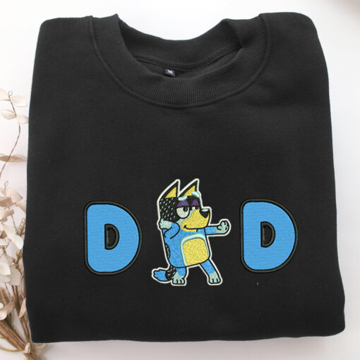 Dad Bluey Embroidery, Disneyland Embroidered Sweatshirt, Movie Disney Inspired, Best Gifts Idea For Him Her - Image 5