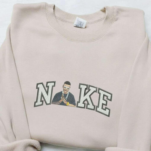 Daddy Yakee x Nike Embroidered Sweatshirt Celebrity Embroidered Shirt Custom Embroidered T shirt