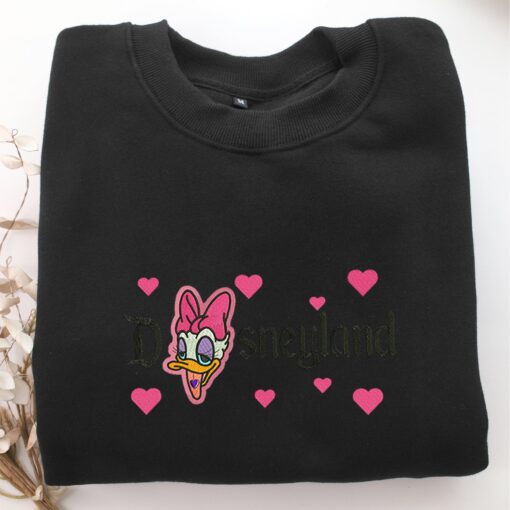 Daisy Duck Disneyland Embroidery, Disneyland Embroidered Sweatshirt, Movie Disney Inspired, Best Gifts Idea For Him Her - Image 5