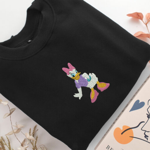 Daisy Duck Full Embroidery, Disneyland Embroidered Sweatshirt, Movie Disney Inspired, Best Gifts Idea For Him Her - Image 5