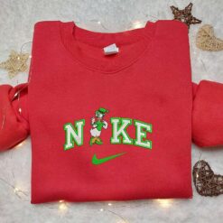 Daisy Duck Saint Patrick x Nike Embroidered Shirt Disney Characters Embroidered Shirt Saint Patricks Day Embroidered Hoodie