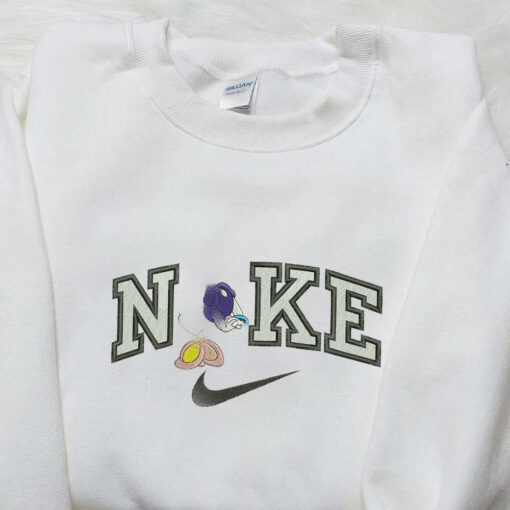 Daisy Duck x Nike Embroidered Shirt Donal Duck Embroidered Shirt Custom Nike Embroidered Shirt