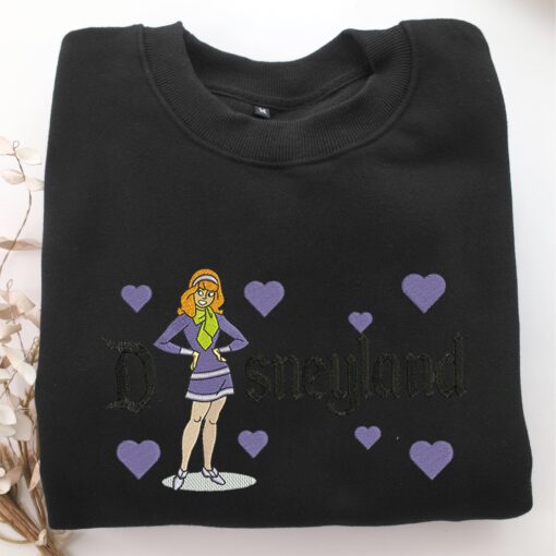 Daphne Blake Disneyland Embroidery, Disneyland Embroidered Sweatshirt, Movie Disney Inspired, Best Gifts Idea For Him Her - Image 5