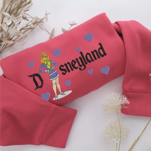 Daphne Blake Disneyland Embroidery, Disneyland Embroidered Sweatshirt, Movie Disney Inspired, Best Gifts Idea For Him Her - Image 4