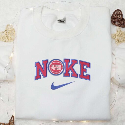 Detroit Pistons NBA Sports Embroidered Shirt Best Gift Idea For Fans