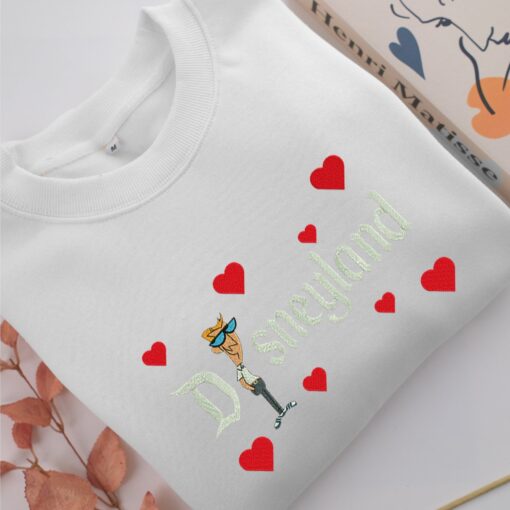 Dexter Dad Disneyland Embroidery, Disneyland Embroidered Sweatshirt, Movie Disney Inspired, Best Gifts Idea For Him Her - Image 2