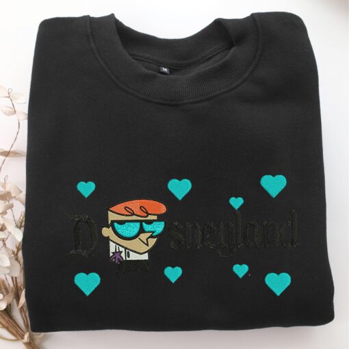 Dexter Disneyland Embroidery, Disneyland Embroidered Sweatshirt, Movie Disney Inspired, Best Gifts Idea For Him Her - Image 5