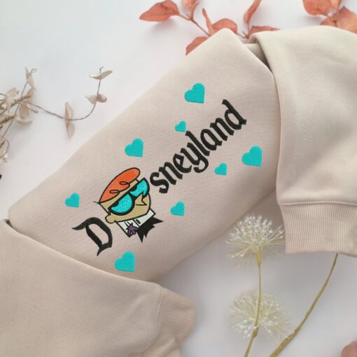 Dexter Disneyland Embroidery, Disneyland Embroidered Sweatshirt, Movie Disney Inspired, Best Gifts Idea For Him Her