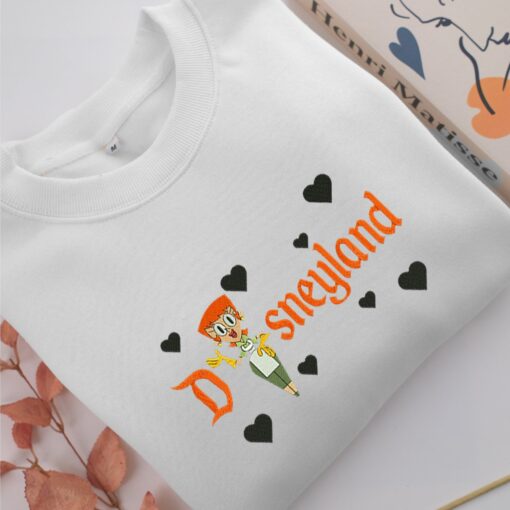 Dexter_s Mum Disneyland Embroidery, Disneyland Embroidered Sweatshirt, Movie Disney Inspired, Best Gifts Idea For Him Her - Image 2