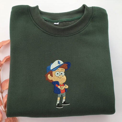 Dipper Pines Embroidery, Disneyland Embroidered Sweatshirt, Movie Disney Inspired, Best Gifts Idea For Him Her - Image 3