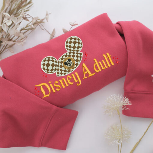Disney Adult Embroidery, Disneyland Embroidered Sweatshirt, Movie Disney Inspired, Best Gifts Idea For Him Her - Image 4