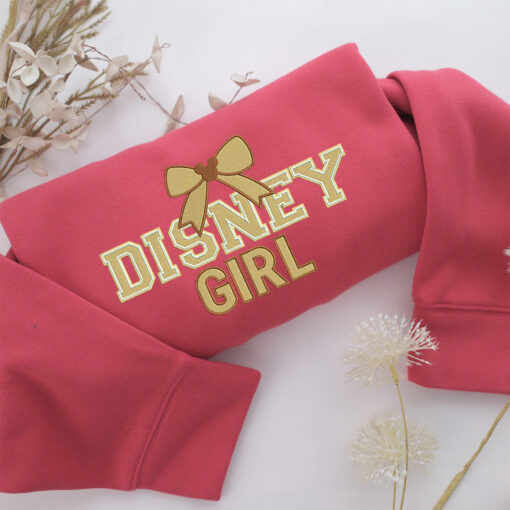 Disney Girl Embroidery, Disneyland Embroidered Sweatshirt, Movie Disney Inspired, Best Gifts Idea For Him Her - Image 4