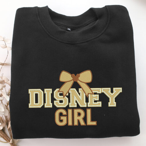 Disney Girl Embroidery, Disneyland Embroidered Sweatshirt, Movie Disney Inspired, Best Gifts Idea For Him Her - Image 5