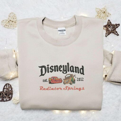 Disneyland Est 2012 Radiator Springs Embroidered Shirt Best Gift Idea For Family