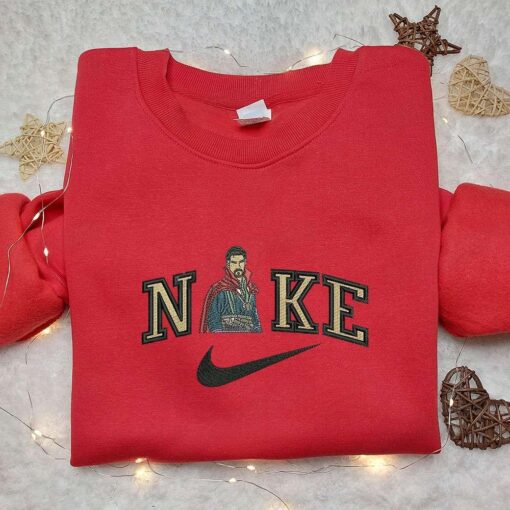 Doctor Strange x Nike Embroidered Sweatshirt Movie Marvel Embroidered Shirt Nike Inspired Embroidered Shirt