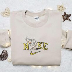 Donald Duck Mummy Halloween x Nike Embroidered Sweatshirt Walt Disney Characters Embroidered Shirt Best Halloween Gift Ideas