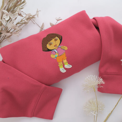 Dora Embroidery, Disneyland Embroidered Sweatshirt, Movie Disney Inspired, Best Gifts Idea For Him Her - Image 4