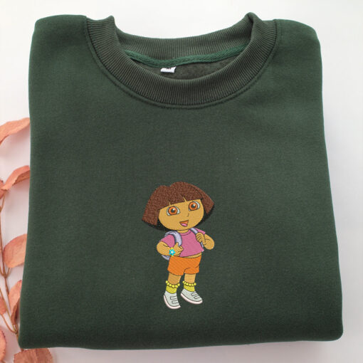Dora Embroidery, Disneyland Embroidered Sweatshirt, Movie Disney Inspired, Best Gifts Idea For Him Her - Image 3