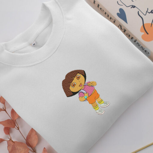 Dora Embroidery, Disneyland Embroidered Sweatshirt, Movie Disney Inspired, Best Gifts Idea For Him Her - Image 2