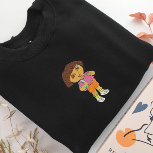 Dora Embroidery, Disneyland Embroidered Sweatshirt, Movie Disney Inspired, Best Gifts Idea For Him Her - Image 5