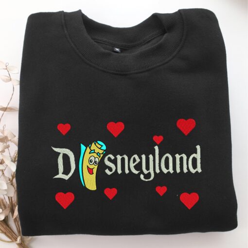 Dora Map Disneyland Embroidery, Disneyland Embroidered Sweatshirt, Movie Disney Inspired, Best Gifts Idea For Him Her - Image 5