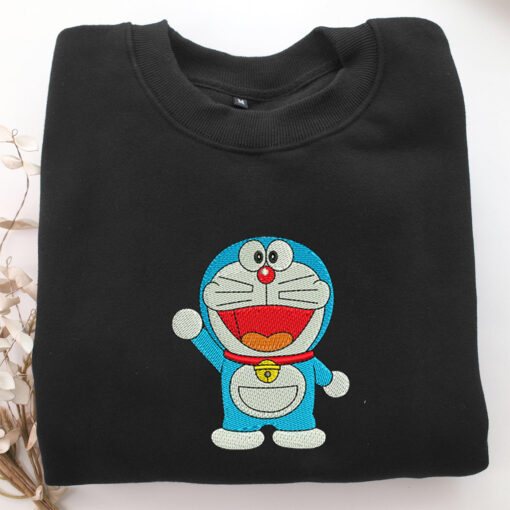 Doraemon Embroidery, Disneyland Embroidered Sweatshirt, Movie Disney Inspired, Best Gifts Idea For Him Her - Image 5