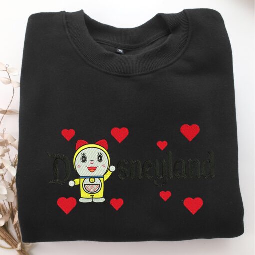 Dorami Disneyland Embroidery, Disneyland Embroidered Sweatshirt, Movie Disney Inspired, Best Gifts Idea For Him Her - Image 5