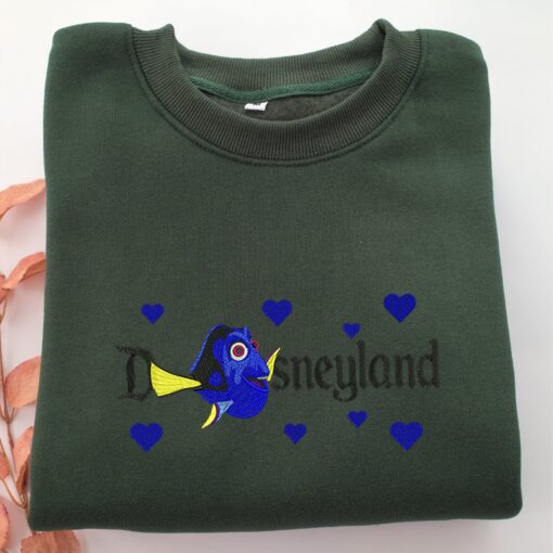 Dory Disneyland Embroidery, Disneyland Embroidered Sweatshirt, Movie Disney Inspired, Best Gifts Idea For Him Her - Image 3