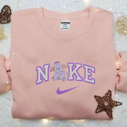 Dumbo Cute x Nike Embroidered Shirt Dumbo Embroidered Shirt Custom Nike Embroidered Shirt