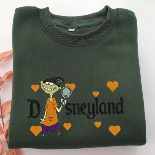 Edd Disneyland Embroidery, Disneyland Embroidered Sweatshirt, Movie Disney Inspired, Best Gifts Idea For Him Her - Image 3
