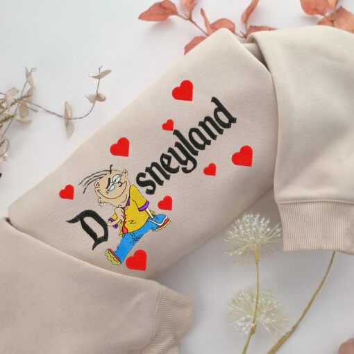 Eddy Disneyland Embroidery, Disneyland Embroidered Sweatshirt, Movie Disney Inspired, Best Gifts Idea For Him Her