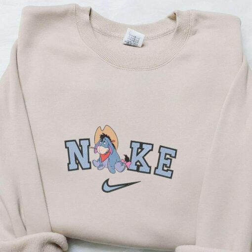 Eeyore Halloween x Nike Embroidered Sweatshirt Walt Disney Characters Embroidered Shirt Best Halloween Gift Ideas