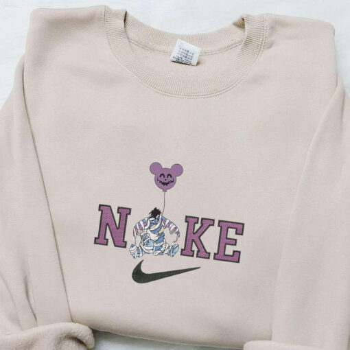 Eeyore Mummy x Nike Embroidered Sweatshirt Walt Disney Characters Embroidered Shirt Best Halloween Gift Ideas