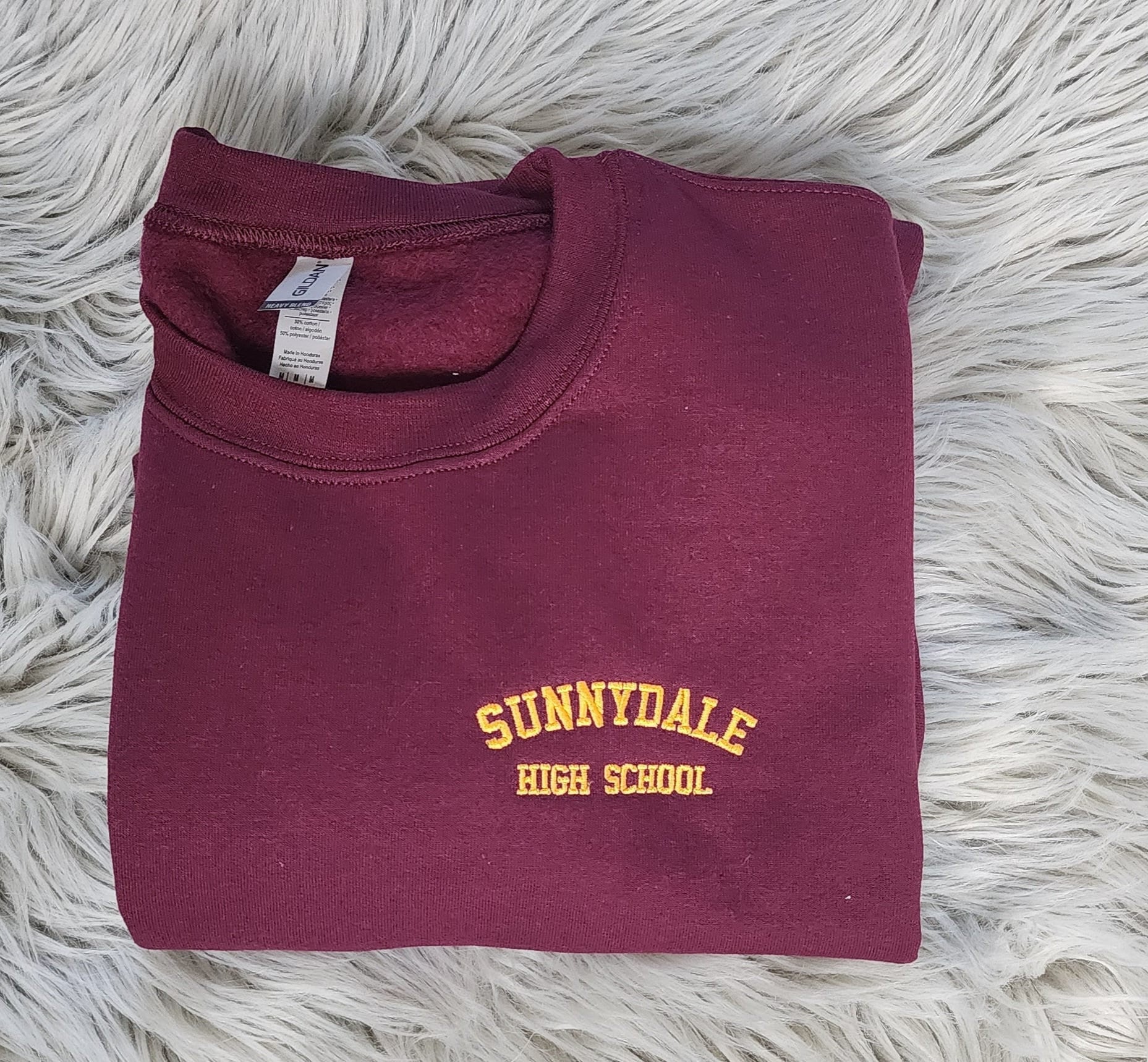 Embroidered Sunnydale High School Unisex Sweatshirt, Buffy Sweatshirt, Buffy The Vampire Slayer, Sunnydale Razorbacks,
