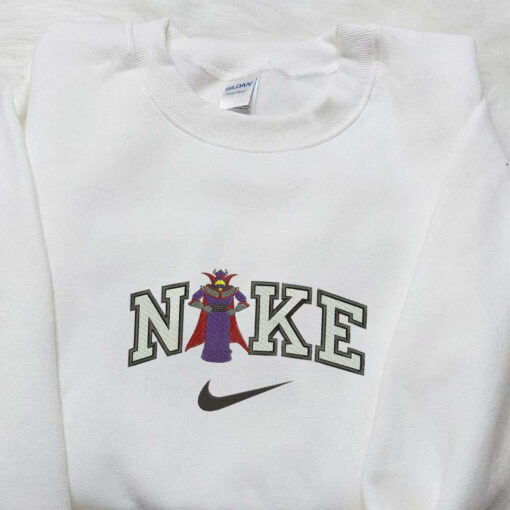 Emperor Zurg x Nike Embroidered Sweatshirt Disney Toy Story Embroidered Hoodie Cartoon Embroidered Shirt