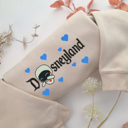 Eva Disneyland Embroidery, Disneyland Embroidered Sweatshirt, Movie Disney Inspired, Best Gifts Idea For Him Her