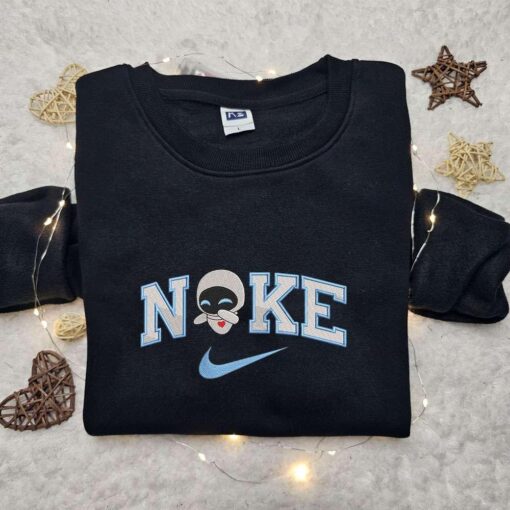 EVE x Swoosh Anime Embroidered Sweatshirt Walt Disney Characters Embroidered Shirt Best Birthday Gift Ideas for Family