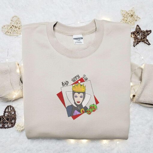 Evil Queen Bad Witch Club Disney Villains Embroidered Shirt Best Gift Idea For Family
