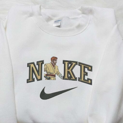 Ewan McGregor x Nike Embroidered Shirt Star War Embroidered Shirt Custom Nike Embroidered Shirt