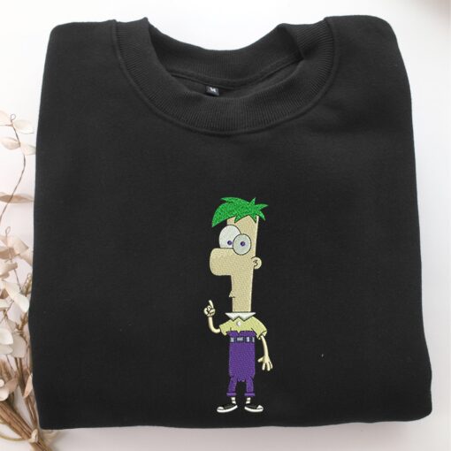 Ferb Fletcher Embroidery, Disneyland Embroidered Sweatshirt, Movie Disney Inspired, Best Gifts Idea For Him Her - Image 5