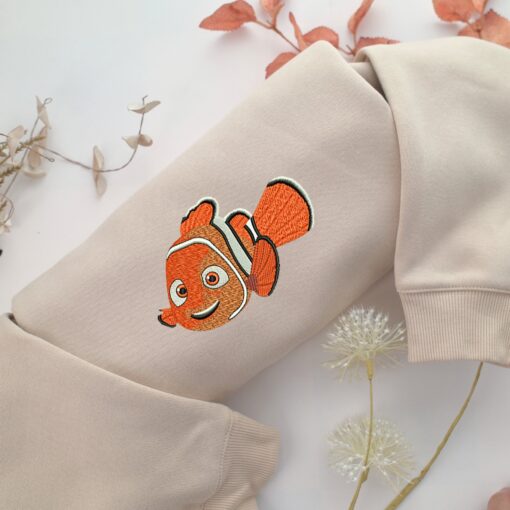 Finding Nemo Nike Embroidered Sweatshirt, Nike Movie Inspired, Best Gifts Idea For Him Her
