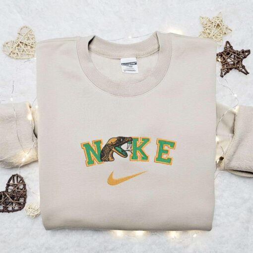Florida AM Rattlers x Nike Embroidered Shirt NCAA Sports Embroidered Hoodie Best Gift Idea 1