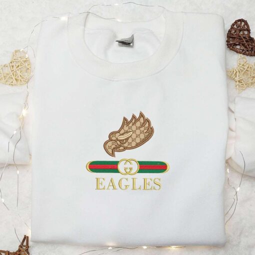 Florida Gulf Coast Eagles x Gucci Embroidered Shirt NCAA Sports Embroidered Hoodie Best Gift Idea