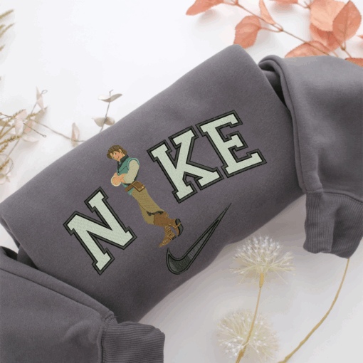 Flynn Rider v1 Disneyland Nike Embroidered Sweatshirt, Nike Movie Inspired, Best Gifts Idea For Him Her - Image 4