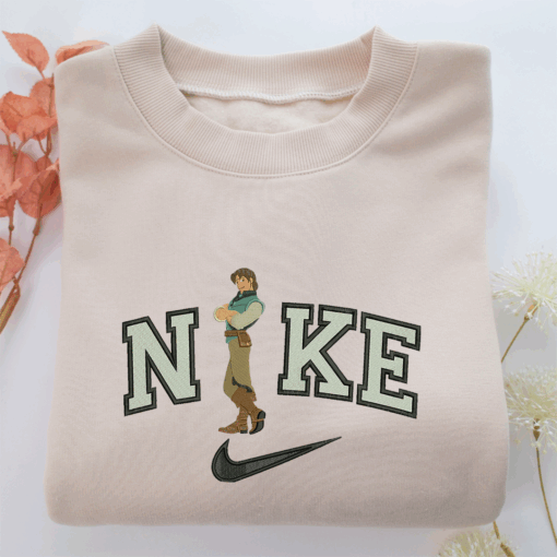 Flynn Rider v1 Disneyland Nike Embroidered Sweatshirt, Nike Movie Inspired, Best Gifts Idea For Him Her
