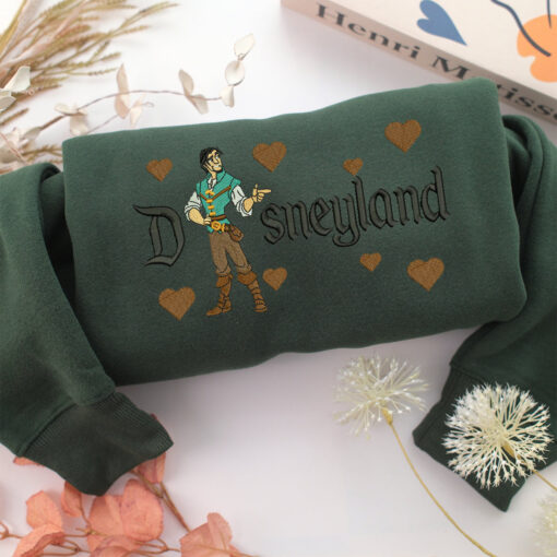 Flynn Rider v2 Embroidery, Disneyland Embroidered Sweatshirt, Movie Disney Inspired, Best Gifts Idea For Him Her - Image 5