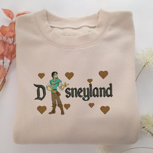 Flynn Rider v2 Embroidery, Disneyland Embroidered Sweatshirt, Movie Disney Inspired, Best Gifts Idea For Him Her